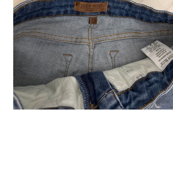 Judy Blue Flare Jeans Jocelyn Mid Rise Tummy Control Blue Size Women's 7 / 28 - Picture 5 of 5